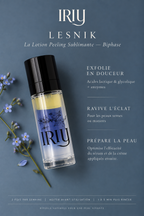 LESNIK — La Lotion Peeling Sublimante Biphase — fiche technique IRIY